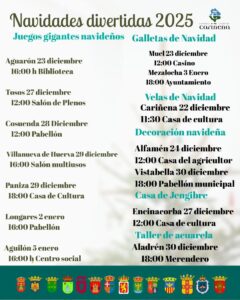 Cartel Navidades divertidas 2025