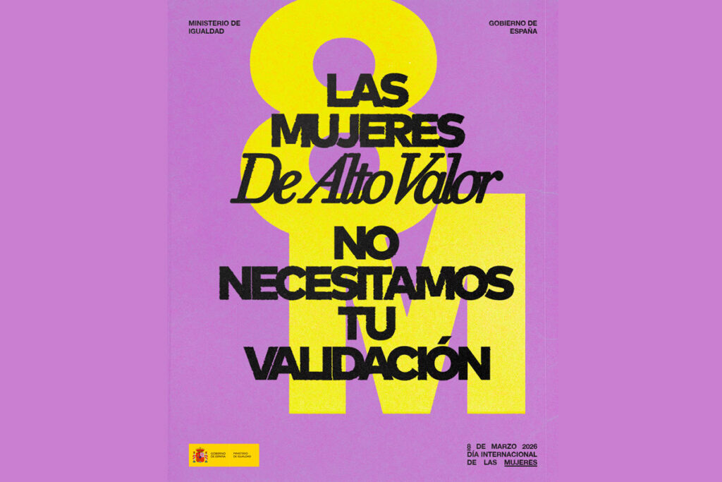 Cartel oficial del Ministerio de igualdad 2026